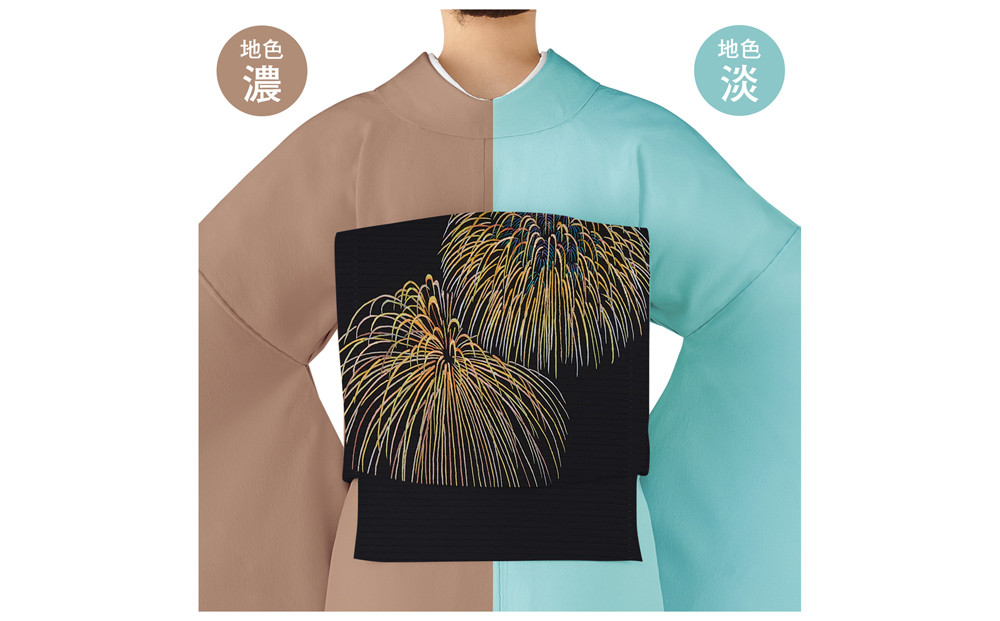 【和装振興応援プロジェクト】歳時記7月2「花火大会」京手描友禅 染帯｜染帯 着物 織物 人気 おすすめ [ 手描友禅 帯 染匠 職人 歳時記 人気 おすすめ ギフト プレゼント お取り寄せ 通販 送料無料 ふるさと納税 ]
