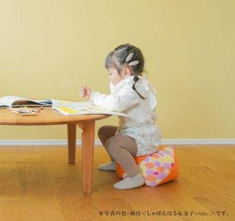 【 洛中高岡屋 】えがおつながる、おざぶとん『おじゃみキッズ学（がく）』（しゃぼんふゆ＆藍玉）