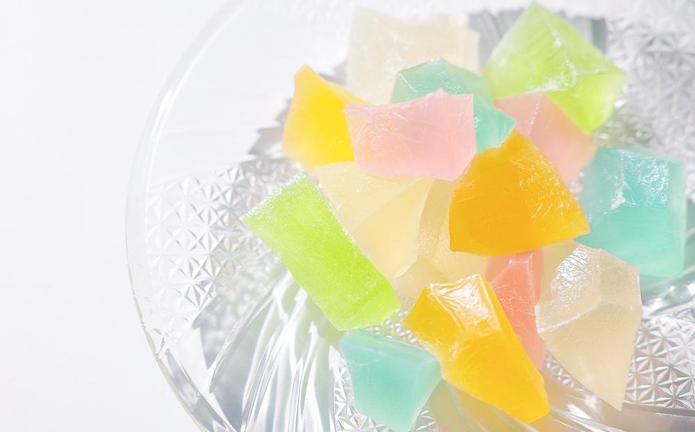【京菓子司 都】京の琥珀糖　カラフルジュエリー（160g）［ 京都 琥珀糖 美しい和菓子 宝石 キラキラ かわいい 上品 人気 おすすめ 茶道 お茶菓子 京銘菓 お取り寄せ 通販 送料無料 ふるさと納税 ］
