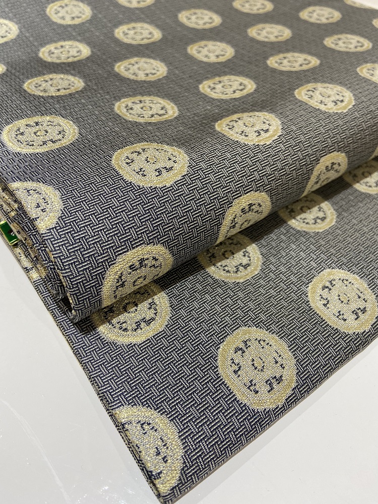 [龍村美術織物]光波帯(糸屋輪宝手)