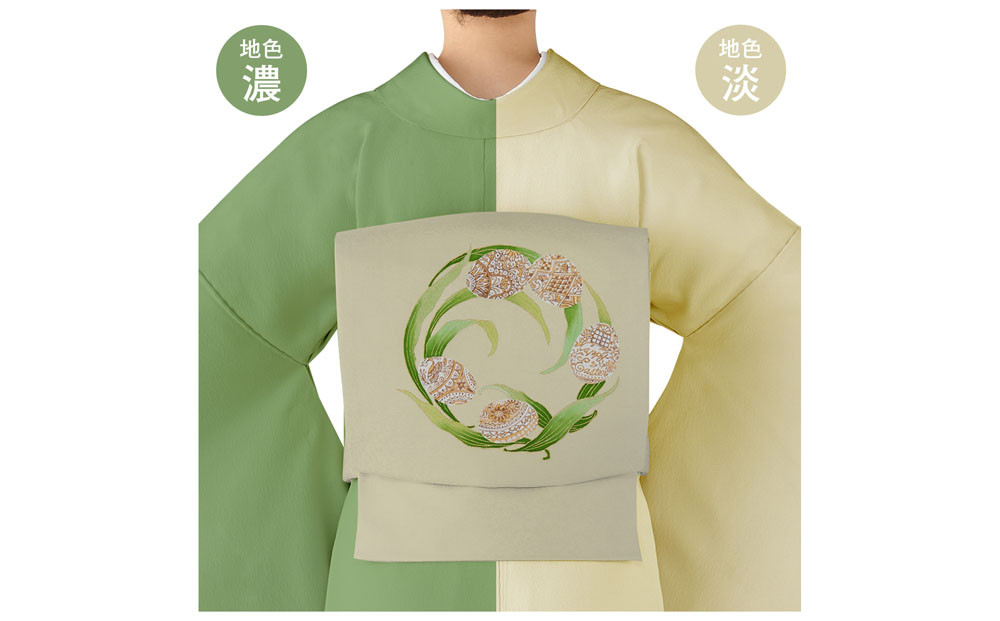 【和装振興応援プロジェクト】歳時記4月3「イースター」京手描友禅 染帯｜染帯 着物 織物 人気 おすすめ [ 手描友禅 帯 染匠 職人 歳時記 人気 おすすめ ギフト プレゼント お取り寄せ 通販 送料無料 ふるさと納税 ]