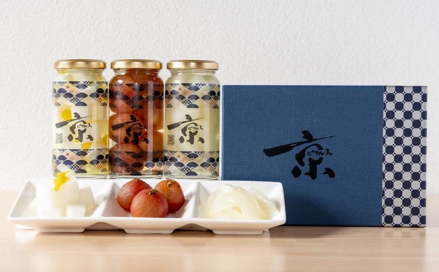 【randfarm】京ピクルス詰め合わせ　3本（和風味、ミニトマト、麹玉ねぎ）
