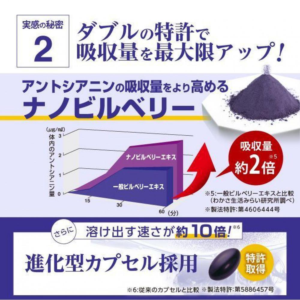 【わかさ生活】ブルーベリーアイ6袋セット(半年分)｜健康 サプリメント ブルーベリー［ 京都 健康 オールインワンサプリメント ブルーベリーアイ ひとみの健康 人気 おすすめ 健康食品 お取り寄せ 通販 ふるさと納税 ］