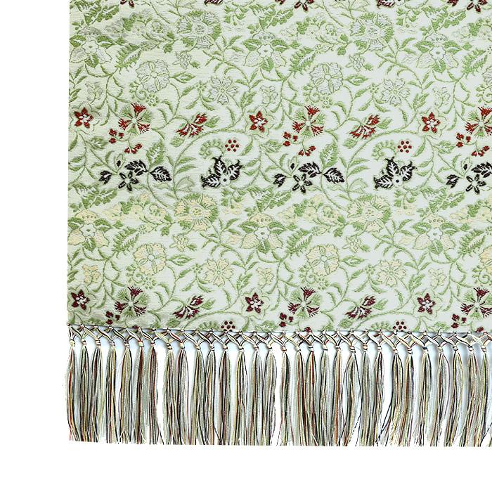 【龍村美術織物】早雲寺テーブルセンター（1号サイズ・銀）