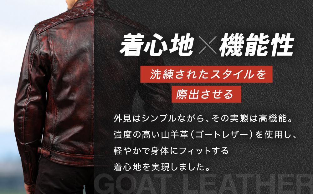 【デグナー】クラシックジャケット ワイン〈2XLサイズ〉18SJ-6F［ 京都 バイクギア ジャケット 人気 おすすめ 革 レザー ツーリング ライダー バイカー バイク ブランド メーカー ギア パーツ ］