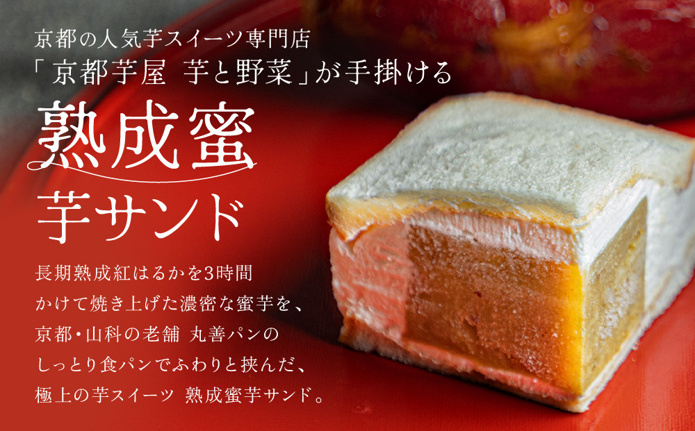 TVで紹介! 熟成蜜芋サンド 6個入り｜京都 芋スイーツ専門店 焼きいも×生クリーム 贅沢 人気 [ メディアで話題 焼き芋の生クリームサンド とろける甘さ 食べ応え十分 グルメ おすすめ さつまいも お菓子 おやつ 芋と野菜 お取り寄せ 通販 送料無料 ふるさと納税 ]