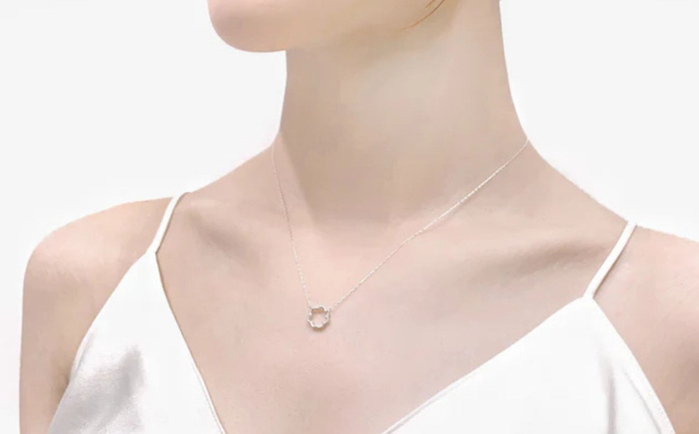 【KAORU】ミモザ ネックレス / シルバー [ 京都 アクセサリー ブランド 人気シリーズ Mimosa 上品 人気 おすすめ 普段使い ギフト プレゼント お取り寄せ 通販 送料無料 ふるさと納税 ]