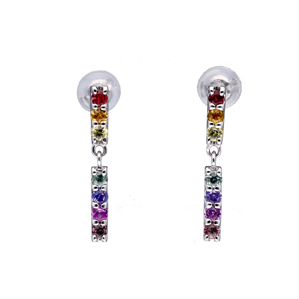 【京セラ】クレサンベール ピアス｜京都 ハイジュエリー 人気ブランド【アミュレットピアス/プラチナ/ピアス/サファイア/KEPN6097-FU】