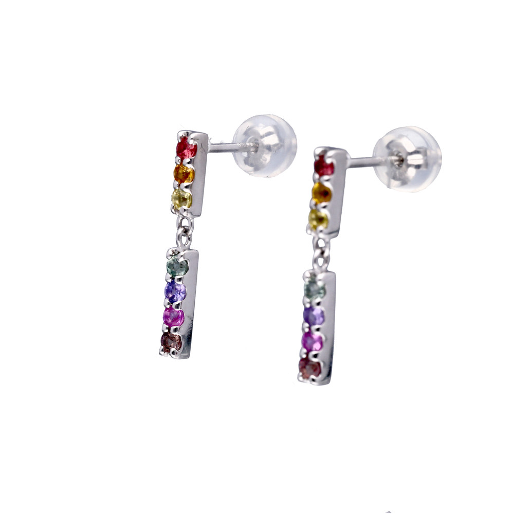 【京セラ】クレサンベール ピアス｜京都 ハイジュエリー 人気ブランド【アミュレットピアス/プラチナ/ピアス/サファイア/KEPN6097-FU】