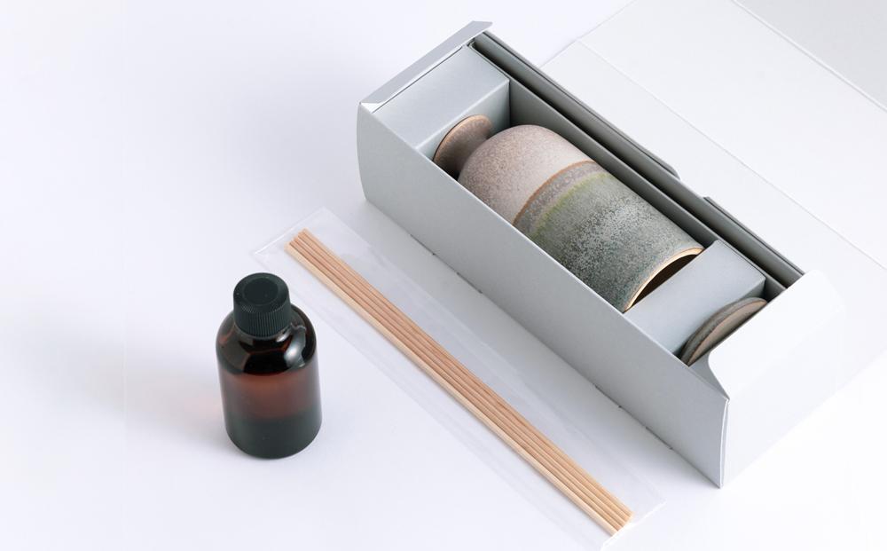 【瑞光窯-ZUIKOU-】リードディフューザー　No.201 Dawn　アロマ フレグランス 美容 陶磁器 シンプル 京都