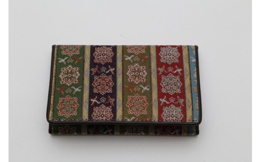 【西陣活性化を応援！】西陣織名刺入れ（経錦 唐花雙鳥長斑錦）