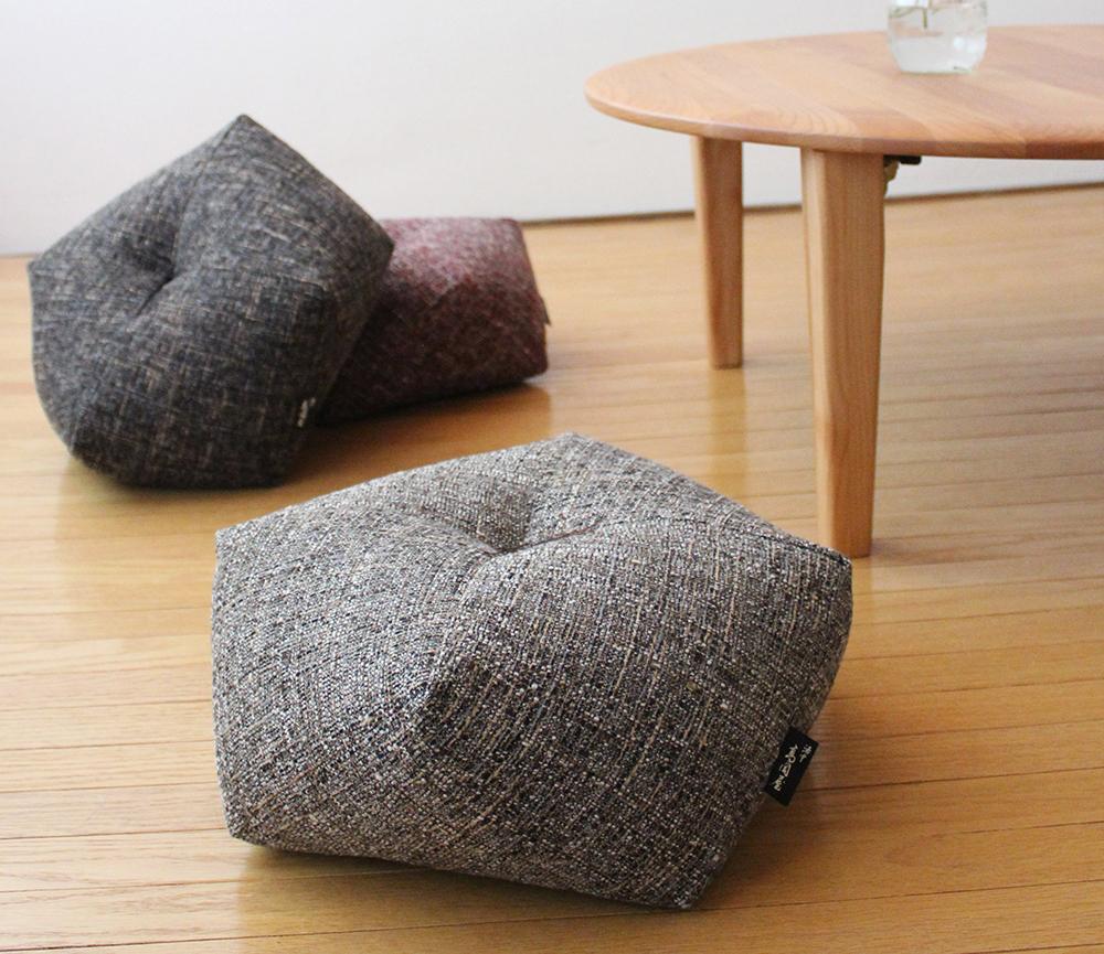 【 洛中高岡屋 】落ち着いた色目と素材感 ブレンデル おじゃみ座ぶとん（ベージュ）