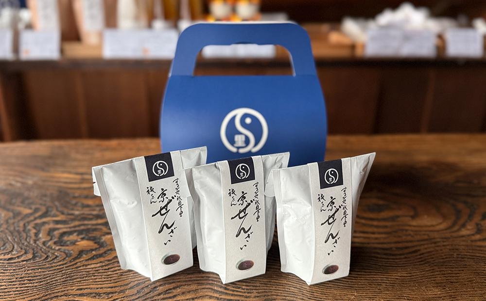 【するがや祇園下里】京ぜんざい 3食箱入［ 京都 祇園 老舗 和菓子 スイーツ あずき あんこ マタニティフード 人気 おすすめ おいしい ギフト プレゼント グルメ お取り寄せ 通販 送料無料 ふるさと納税 ］