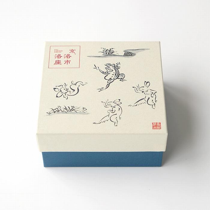 【たち吉】鳥獣戯画 飯茶碗 染付