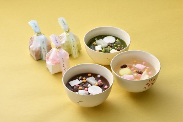 【俵屋吉富】久寿湯（くずゆ）15個入（久寿湯・抹茶・お汁粉 各5個）［ 京都 スイーツ くず湯 おいしい 人気 おすすめ お取り寄せ お菓子 和菓子 ］