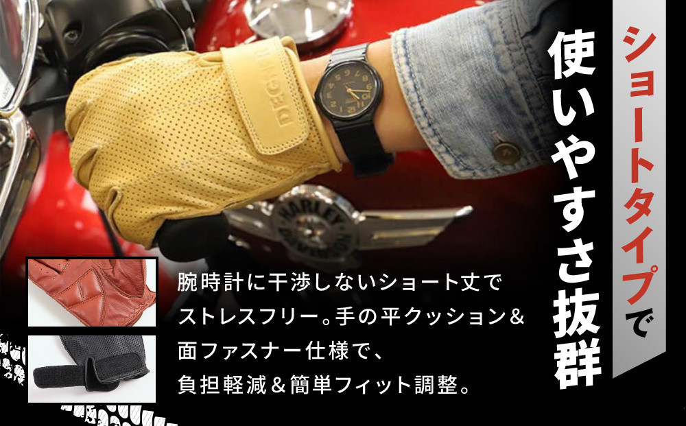 【デグナー】レザー ツーリング メッシュグローブ [TG-59M] ブラウン M［ 京都 バイク用 手袋 人気 おすすめ 革 レザー ツーリング ライダー バイカー バイク ブランド メーカー ギア パーツ 送料無料 ふるさと納税 ］