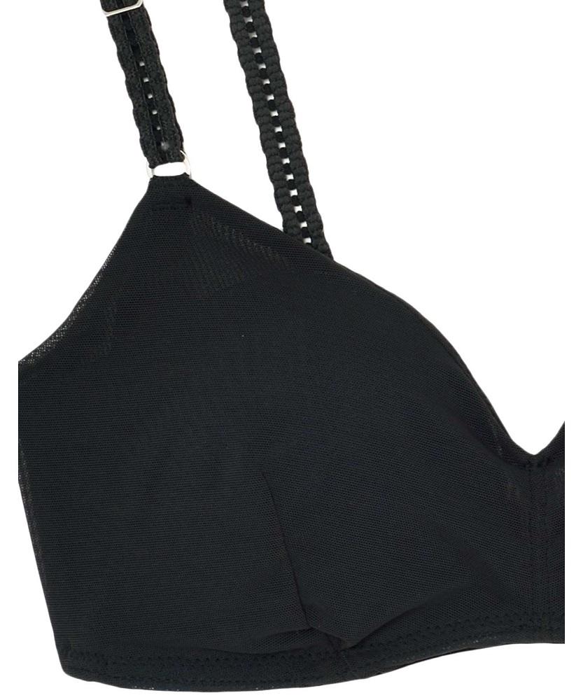 【ウンナナクール】364 シンプル＜Lサイズ＞ブラック1枚｜京都 ワコール インナーブランド ラクときれいを叶えるノンワイヤーブラジャー 人気［ 毎日つけたい ブラジャー 楽 きれい 人気 おすすめ 下着 レディース 肌着 ギフト プレゼント お取り寄せ 通販 送料無料 ふるさと納税 ］