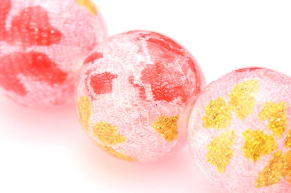 【京念珠×京ちりめん】数珠 ローズクォーツ ピンク〈数珠袋付き〉｜土屋念珠店 女性用 レディース 数珠 略式 仏具［ 京都 念珠 珠数 京念珠 仏具 人気 おすすめ お取り寄せ 通販 送料無料 ふるさと納税 ］