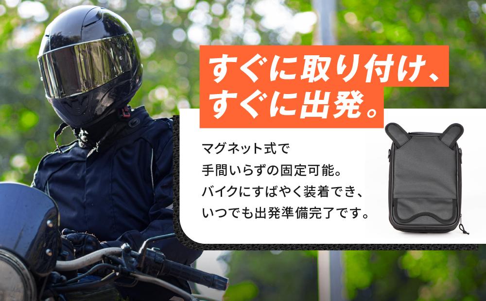 【デグナー】マグネット式タンクバッグ[NB-29MAG]【ブラック】［ 京都 バイクギア バッグ 鞄 かばん 人気 おすすめ 革 レザー ツーリング ライダー バイカー バイク ブランド メーカー ギア パーツ ］