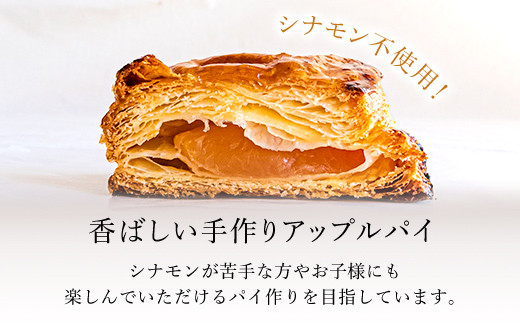 手作りアップルパイ 1本焼き小サイズ (26×10cm・1個) ふるさと納税 福知山市 特産品 人気 スイーツ アップルパイ 菓子 誕生日 お祝い ギフト りんご リンゴ 林檎 お食い初め お取り寄せ お中元 お歳暮 母の日 贈り物 【fc-CF002】【アップルパイの店 シャルム】