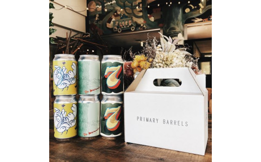 クラフトビール Primary Barrels おまかせ6本セット(350ml×6本) ふるさと納税 福知山市 特産品 Primary Barrels プライマリーバレルズ ビール クラフトビール クラフトビール醸造所 農家醸造 おまかせ6本セット 【fc-EK002】【Primary Barrels】