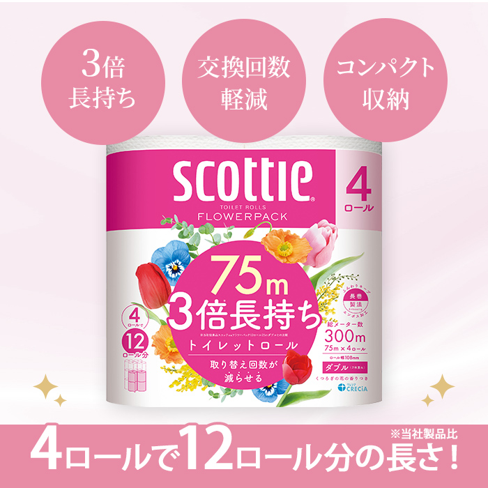 ＜ボックスティッシュ＆トイレットロールセット＞スコッティ カシミヤエンボス 10箱＆スコッティ フラワーパック 3倍長持ち ダブル 48ロール (カシミヤエンボス：10箱・フラワーパック：4ロール×12パック) ふるさと納税 福知山市 特産品 日用品 ティッシュ トイレットペーパー セット 消耗品 備蓄 防災 大容量 大人気 おすすめ 肌触り 日本製 たっぷり 国産 クレシア まとめ買い ストック 【fc-AS008】【日本製紙クレシア株式会社】