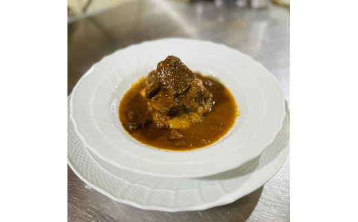 丹波もみじのビール煮込み(150g×3パック) ふるさと納税 福知山市 特産品 ジビエ 丹波もみじ 鹿肉 煮込み ビール煮 欧風 絶品 フレンチ ビストロq 【fc-EL003】【Bistrot q】