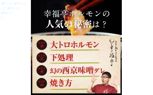 国産牛 大トロホルモン 西京味噌焼き 900g ( 100gパック ) 国産牛 和牛 大トロ 焼肉 牛 西京焼き 味噌 味付 小分け 冷凍 国産 牛 肉 熨斗 贈答 ギフト 希少部位 和牛 肉 お歳暮 御歳暮 御中元 お中元 便利 簡単調理 厳選 内祝 ほるもん おかず 味付けホルモン 肉 舞鶴 西京焼き 幸福亭