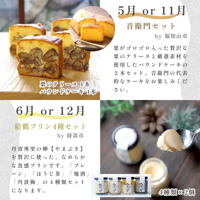 【6回定期便】海の京都 イチオシ 特産品 セット 入浴剤 栗のテリーヌ 天橋立チーズケーキ ローストビーフ バラ寿司 結鶴プリン