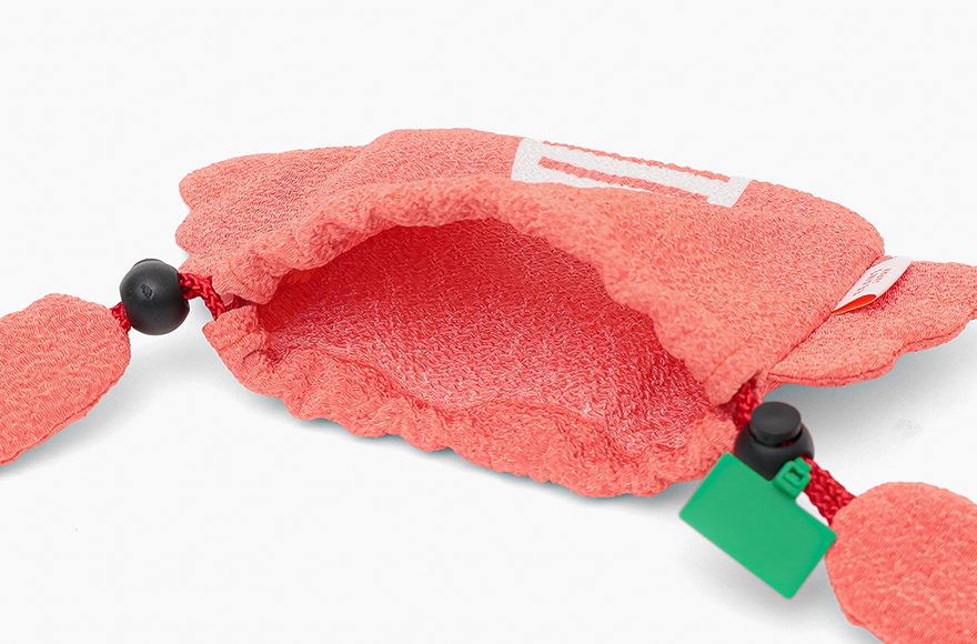 【BEAMS JAPAN】 COCHAE ちりめん巾着 蟹 舞鶴限定商品 