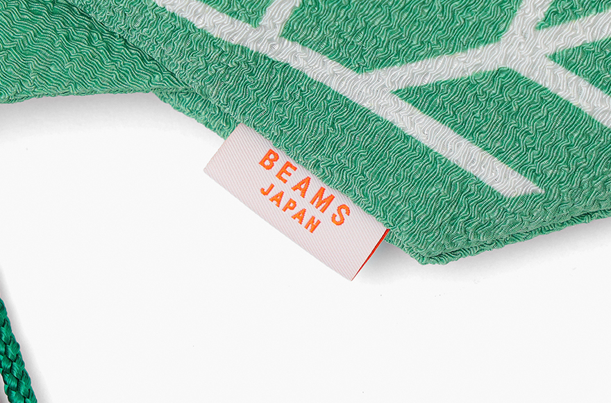 【BEAMS JAPAN】 COCHAE ちりめん巾着 亀 舞鶴限定商品 