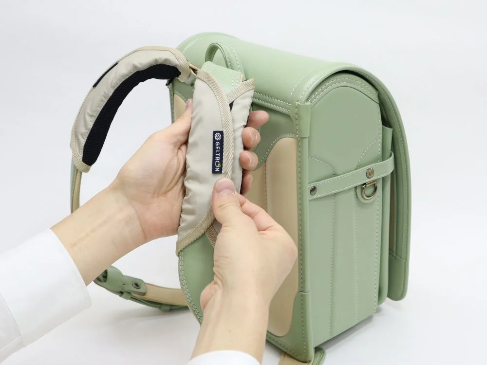 ジェルトロン ランドセル用ショルダーパッド　＃グレージュ
