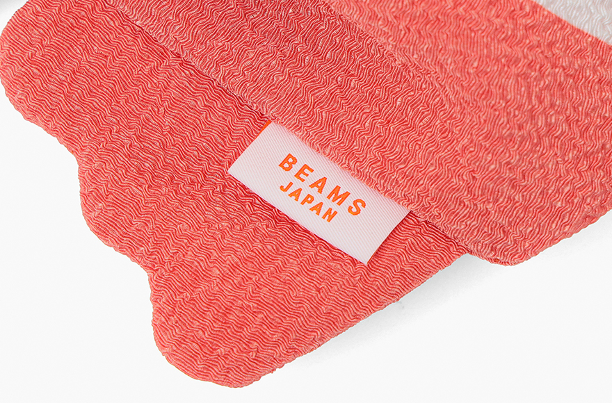 【BEAMS JAPAN】 COCHAE ちりめん巾着 蟹 舞鶴限定商品 