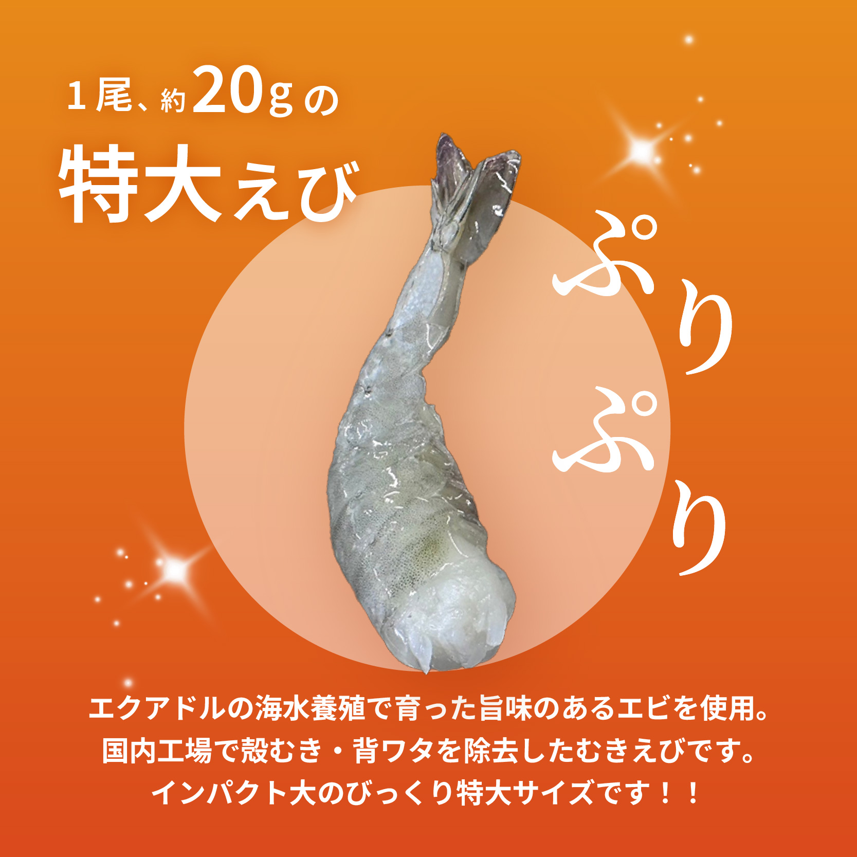 背ワタ処理済み 特大むきえび 1kg 約40尾 冷凍 海老 エビ えび むき海老 むきエビ むき身 海鮮 魚介 背ワタなし 下処理済み 下ごしらえ不要 簡単 簡単調理 時短 便利 特大 お取り寄せ 大粒 巨大 唐揚げ 鍋 春巻き エビチリ フライ 天ぷら 1キロ 舞鶴 京都
