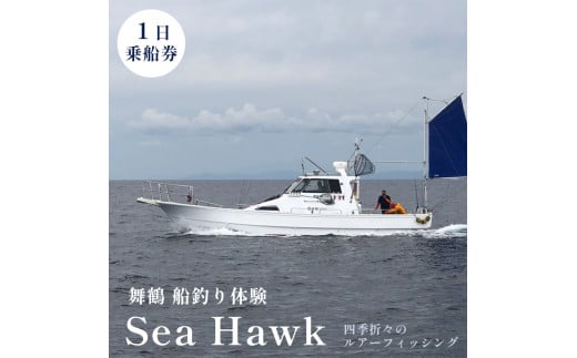 舞鶴で船釣り体験！ シーホーク １日乗船券 １名様 ルアーフィッシング 関西 日本海 京都府 舞鶴市 海 アウトドア 釣り フィッシング 船 釣り船 船釣り 体験