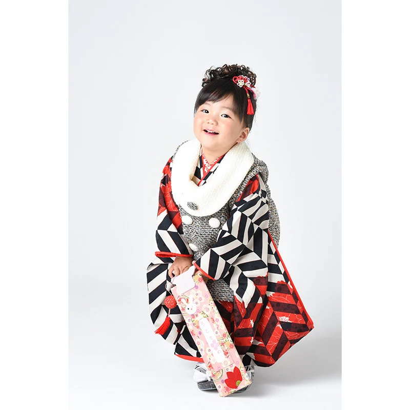 七五三撮影プラン ミルク 撮影衣装・写真撮影・アルバム（4面5カット）・全カットデータ込み