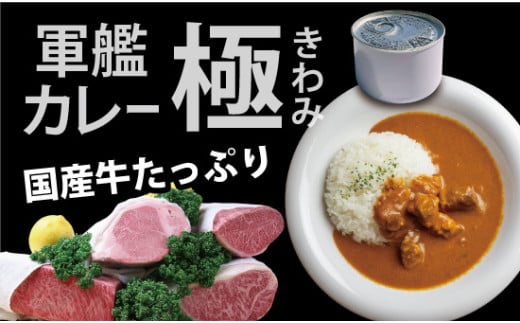 京都舞鶴 軍艦カレー極 6缶 210g/缶 CAN BRICK 長期保存 備蓄 災害 キャンプ 保存食 缶詰 カレー缶 レトルト缶 カレー カレーライス 牛カレー ビーフカレー 缶 箱入り 非常食