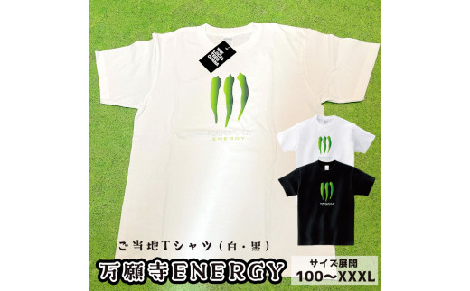万願寺ENERGY Tシャツ オリジナルステッカー入り 舞鶴 万願寺 tシャツ メンズ レディース キッズ 半袖 Printstar プリントスター 5.6オンス ヘビーウェイトＴシャツ