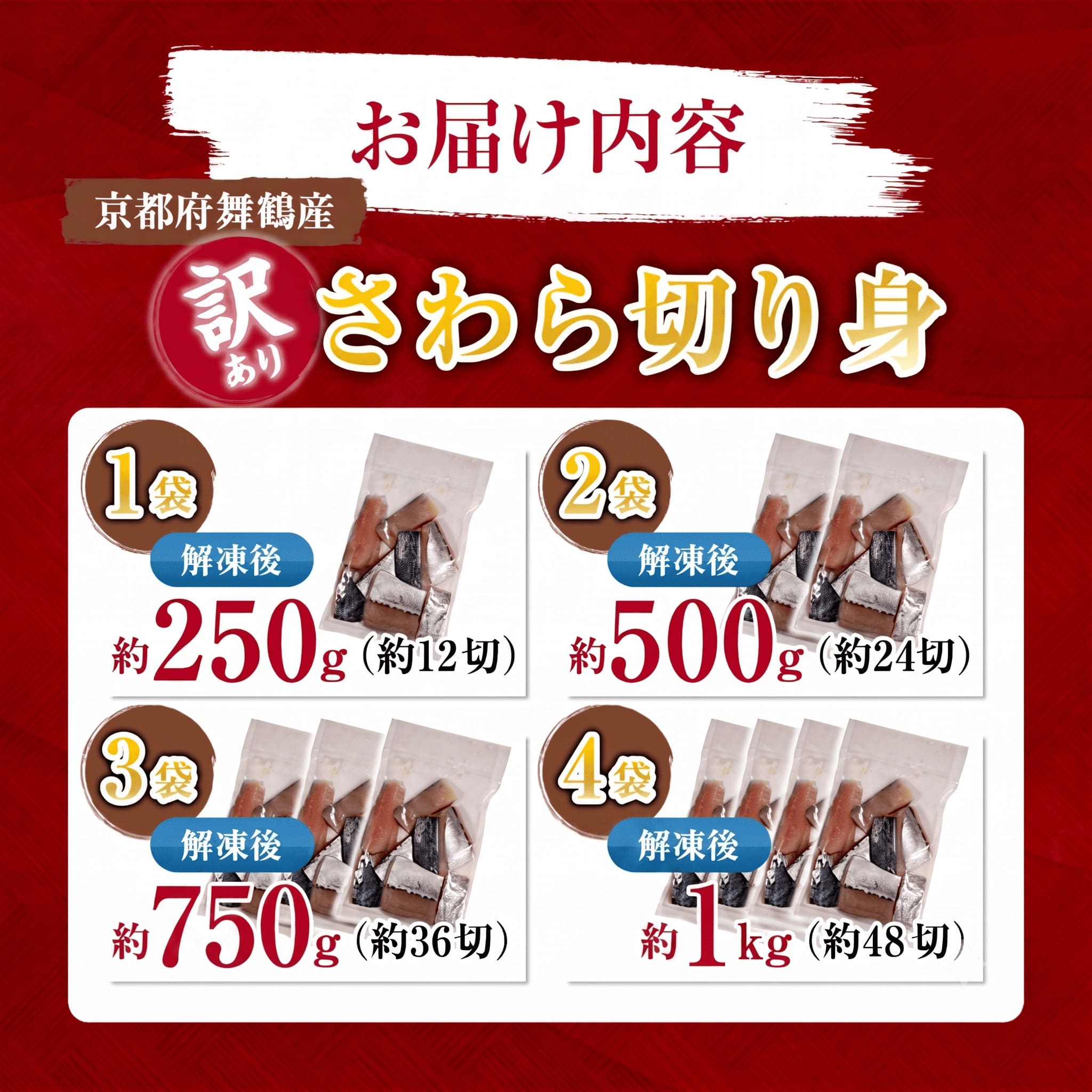 【訳あり】 骨取りさわら（サゴシ）切り身 1kg 京都府舞鶴産 | 骨取りさわら 骨取り魚 さわら切り身 サゴシ 京都府舞鶴産 冷凍魚 訳あり魚 時短調理 お弁当おかず 冷凍ストック 小分け冷凍 IQF凍結 子供が食べやすい魚 骨なし魚 焼くだけ 揚げるだけ 共働き家庭 忙しい日の夕食 魚不足解消 おかずセット