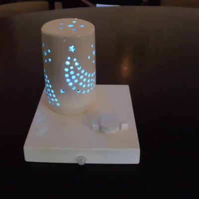 【平和の町綾部】LEDランプ白い塔【1429084】