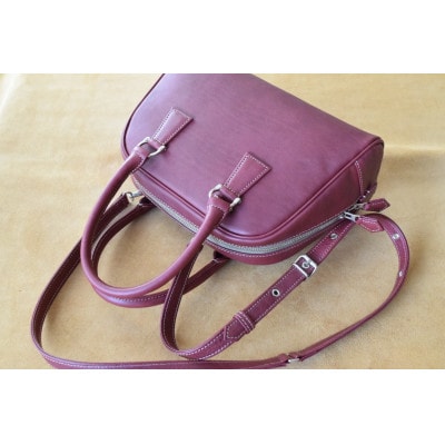 高級イタリアンレザー ボストンバック モスト ショルダー付き【1552805】