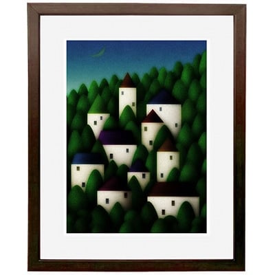 ＼京都・綾部の癒やし系作家/【絵画】　無邪気な憂鬱　額装サイズ526mmx412mm【1090801】