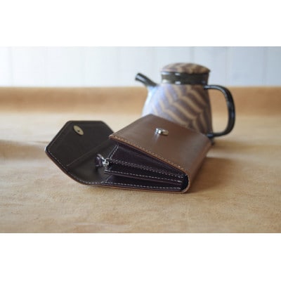 本革長財布　高級イタリアンレザー使用　キャメル【1351073】