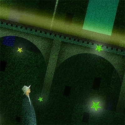 ＼京都・綾部の癒やし系作家/【絵画】夜更けのひまわり　額装サイズ526mmx412mm【1090796】