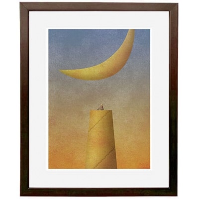 ＼京都・綾部の癒やし系作家/【絵画】複雑な朝　額装サイズ526mmx412mm【1090798】