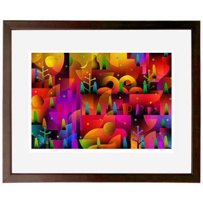 ＼京都・綾部の癒やし系作家/【絵画】　bakery　　額装サイズ526mmx412mm【1278191】