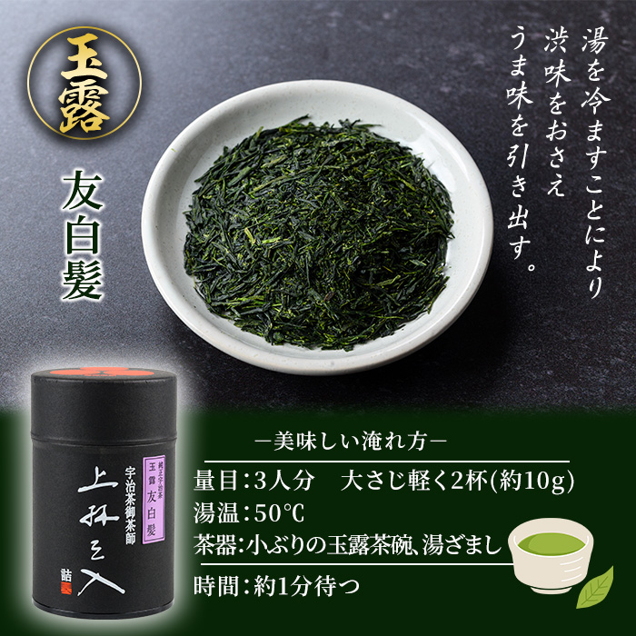 煎茶と玉露の詰合わせ(100g×2缶) 京都 お土産 京都土産 日本茶 宇治茶 煎茶 玉露 緑茶 グリーンティー お茶 【uj-AU004】【三星園上林三入本店】