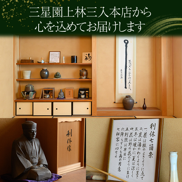 宇治煎茶と玉露の詰合わせ(100g×2缶) 特産品 京都 お土産 京都土産  日本茶 宇治茶  煎茶 玉露 緑茶  グリーンティー  お茶 【uj-AU002】【三星園上林三入本店】