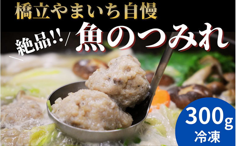 橋立やまいち自慢の魚のつみれ 1パックセット（冷凍）300g つみれ 魚 鍋 京都府 宮津市