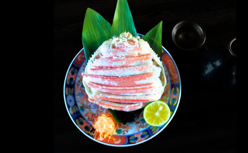 【配送日指定可】【数量限定】夫婦蟹 甲羅盛セット 松葉蟹 ほぐし身（特々特大）※活き蟹（1,200g級）とコッペがに（中サイズ3個）